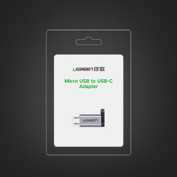 
USB-C į mikro USB adapteris – pilkas
