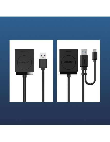 
SD / micro SD atminties kortelių skaitytuvas, USB 3.0 kištukas, 15 cm - juodas
