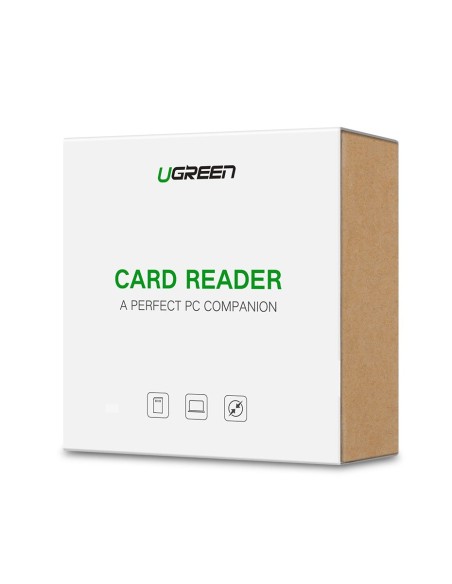 
SD / micro SD atminties kortelių skaitytuvas, USB 3.0 kištukas, 15 cm - juodas
