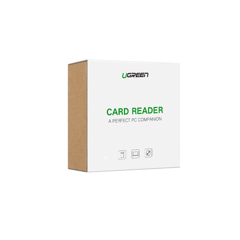 SD / micro SD / CF / MS atminties kortelių skaitytuvas, USB 3.0 kištukas 1m - juodas