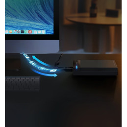 
Kišeninis SATA 3.5& 39 & 39 USB 3.0 HDD korpusas – juodas
