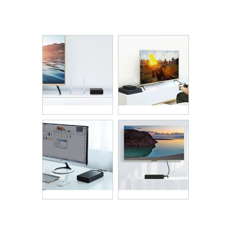 Kišeninis SATA 3.5& 39 & 39 USB 3.0 HDD korpusas – juodas