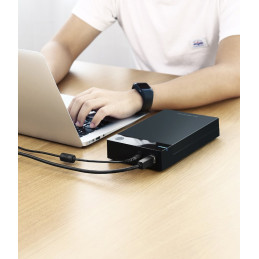 
Kišeninis SATA 3.5& 39 & 39 USB 3.0 HDD korpusas – juodas
