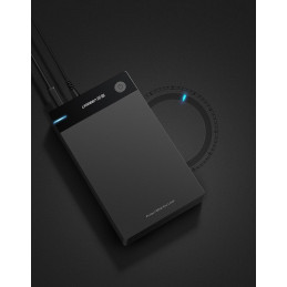 
Kišeninis SATA 3.5& 39 & 39 USB 3.0 HDD korpusas – juodas
