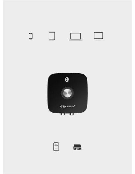 Imtuvo garso adapteris Bluetooth 5.1 aptX 2RCA iki 3,5 mm Mini Jack - juodas
 
Imtuvo garso adapteris Bluetooth 5.1 aptX 2RCA iki 3,5 mm Mini Jack - juodas