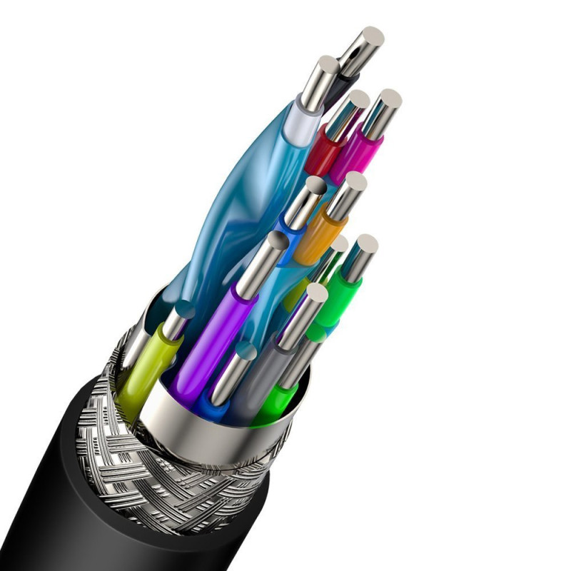 HDMI 2.0 kabelis 4K 60Hz 3D 18 Gbps 3m – juodas