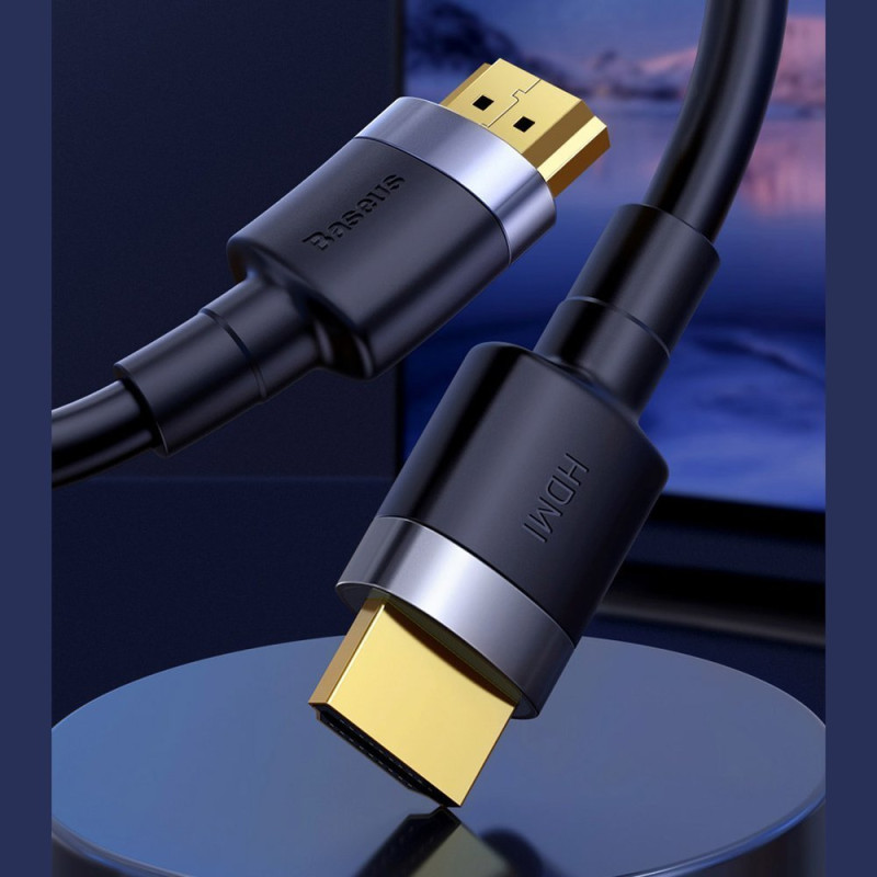 HDMI 2.0 kabelis 4K 60Hz 3D 18 Gbps 3m – juodas