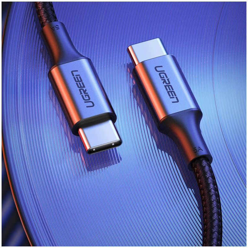 USB-C – USB-C maitinimo tiekimo greito įkrovimo laidas 2 m – pilkas