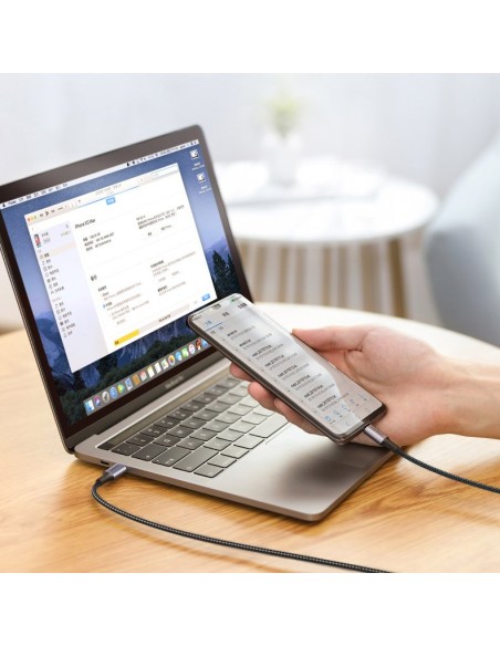 USB-C – USB-C maitinimo tiekimo greito įkrovimo laidas 2 m – pilkas
 
USB-C – USB-C maitinimo tiekimo greito įkrovimo laidas 2 m – pilkas