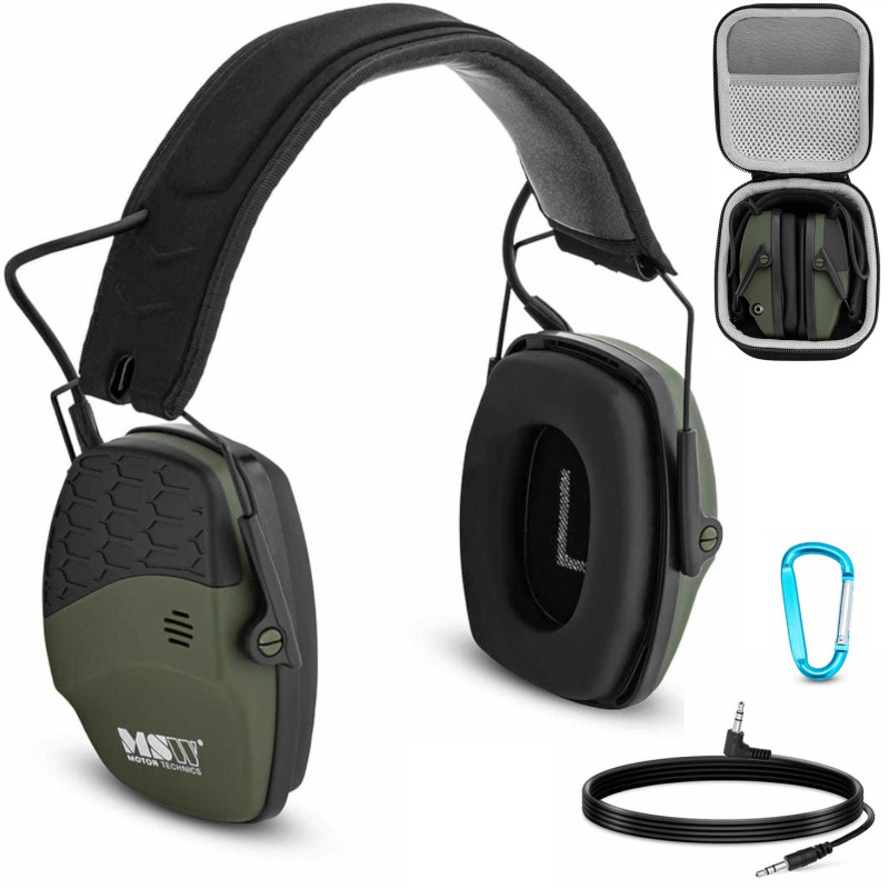 AUX Bluetooth aktyvaus fotografavimo triukšmą slopinančios ausinės – žalios
