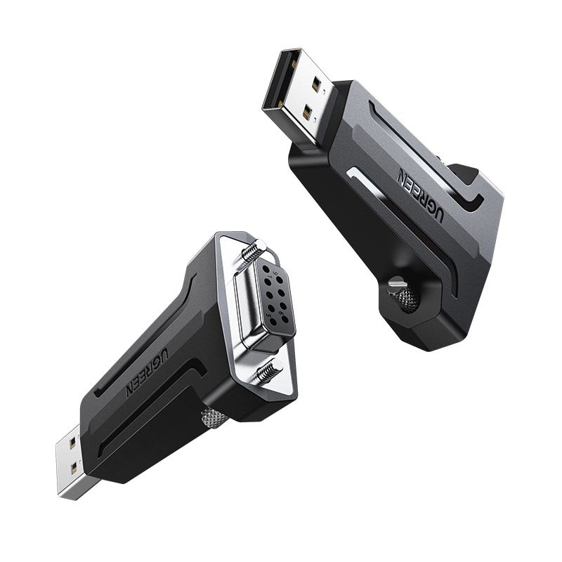 
DB9 RS-232 į USB konverterio adapteris - juodas
