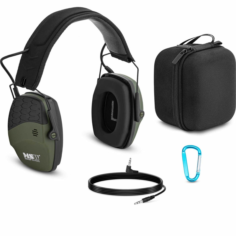 AUX Bluetooth aktyvaus fotografavimo triukšmą slopinančios ausinės – žalios