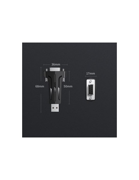 DB9 RS-232 į USB konverterio adapteris - juodas
 
DB9 RS-232 į USB konverterio adapteris - juodas