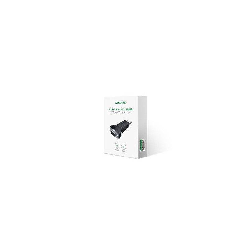 DB9 RS-232 į USB konverterio adapteris - juodas