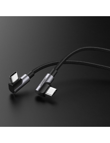 Kampinis laidas su šonine USB-C į USB-C greito įkrovimo kištuku, 1 m – pilkas
 
Kampinis laidas su šonine USB-C į USB-C greito įkrovimo kištuku, 1 m – pilkas