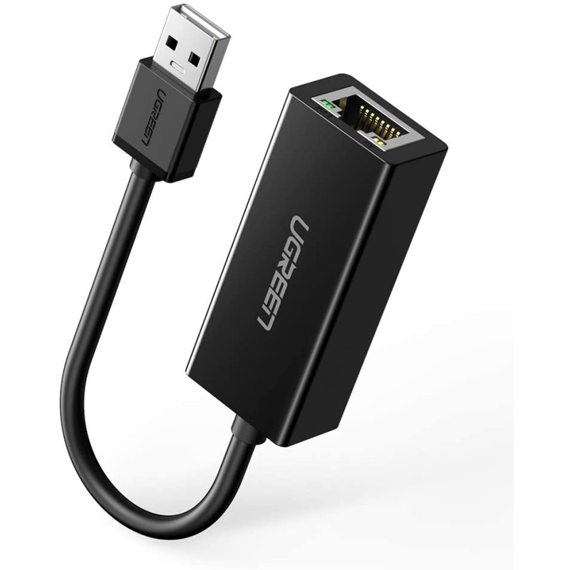 Išorinė RJ45 LAN kortelė – USB 2.0 100 Mbps – juoda
