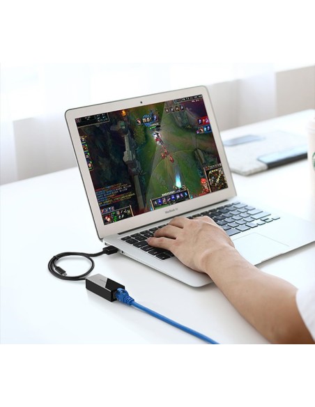Išorinė RJ45 LAN kortelė – USB 2.0 100 Mbps – juoda
 
Išorinė RJ45 LAN kortelė – USB 2.0 100 Mbps – juoda
