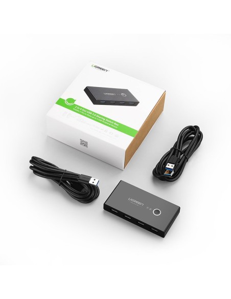 Jungiklių dėžė HUB switch 4x USB 3.2 Gen 1 USB skirstytuvas dviem kompiuteriams - juodas
 
Jungiklių dėžė HUB switch 4x USB 3.2 Gen 1 USB skirstytuvas dviem kompiuteriams - juodas