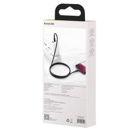 
Kabelis iPhone USB-C - Žaibiškas greitas įkrovimas 20W 1m - juodas
