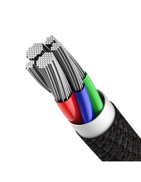 
Kabelis iPhone USB-C - Žaibiškas greitas įkrovimas 20W 1m - juodas
