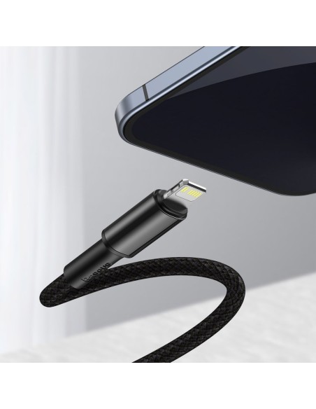 
Kabelis iPhone USB-C - Žaibiškas greitas įkrovimas 20W 1m - juodas
