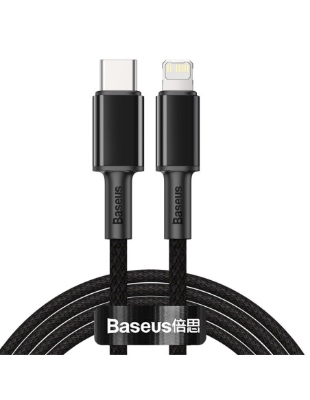 Kabelis iPhone USB-C - Žaibiškas greitas įkrovimas 20W 2m - juodas
 
Kabelis iPhone USB-C - Žaibiškas greitas įkrovimas 20W 2m - juodas