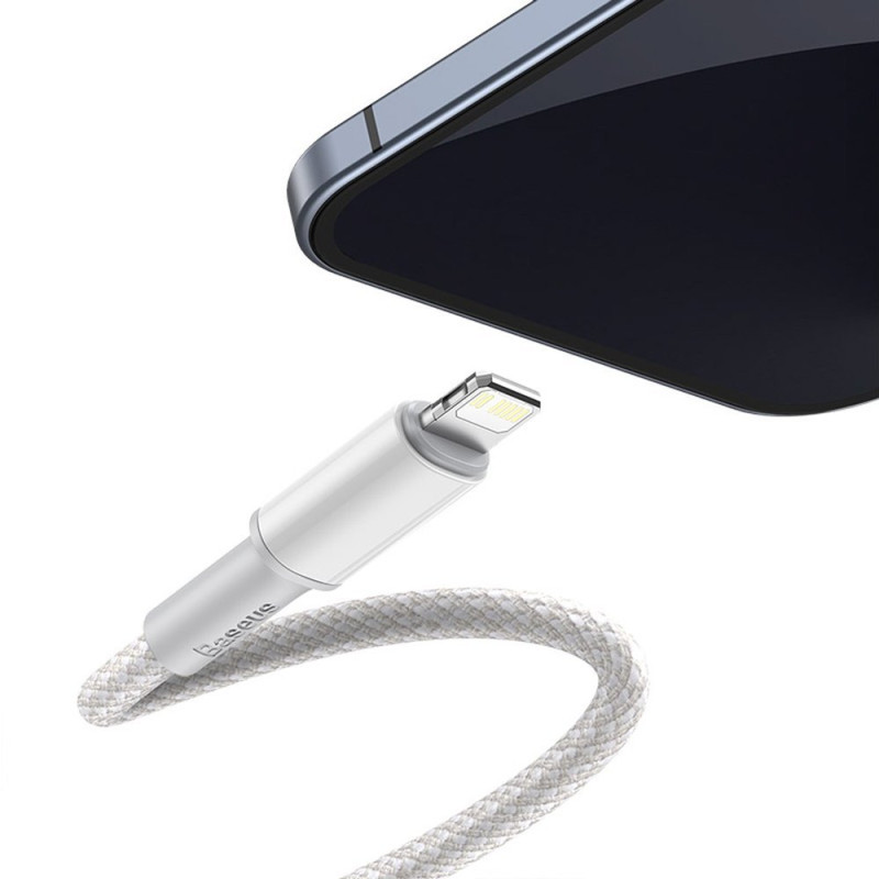 Kabelis iPhone USB-C - Žaibiškai greitas įkrovimas 20W 2m - baltas