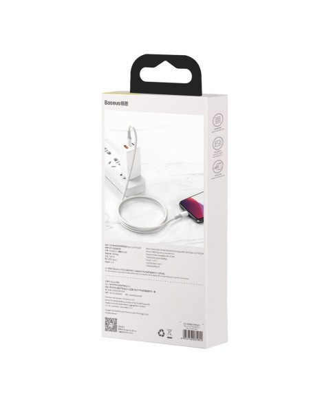 Kabelis iPhone USB-C - Žaibiškai greitas įkrovimas 20W 2m - baltas
 
Kabelis iPhone USB-C - Žaibiškai greitas įkrovimas 20W 2m - baltas