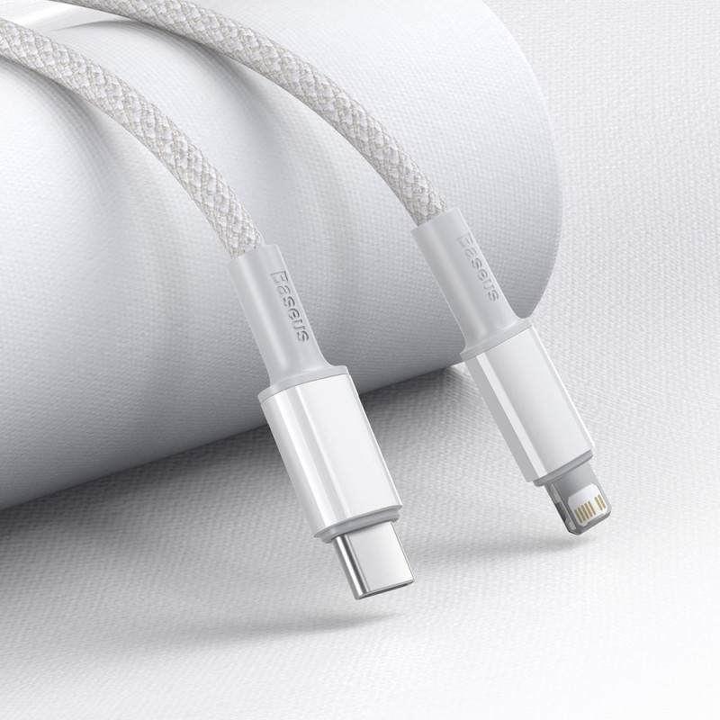 Kabelis iPhone USB-C - Žaibiškai greitas įkrovimas 20W 2m - baltas