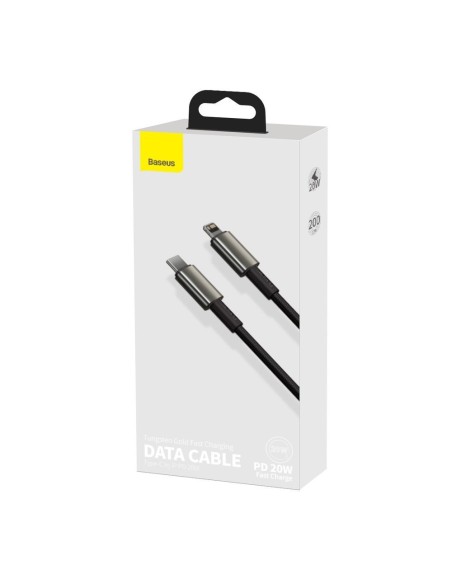 Kabelis iPhone USB-C – Žaibiškai greitas įkrovimas 20W 2m – visas juodas
 
Kabelis iPhone USB-C – Žaibiškai greitas įkrovimas 20W 2m – visas juodas