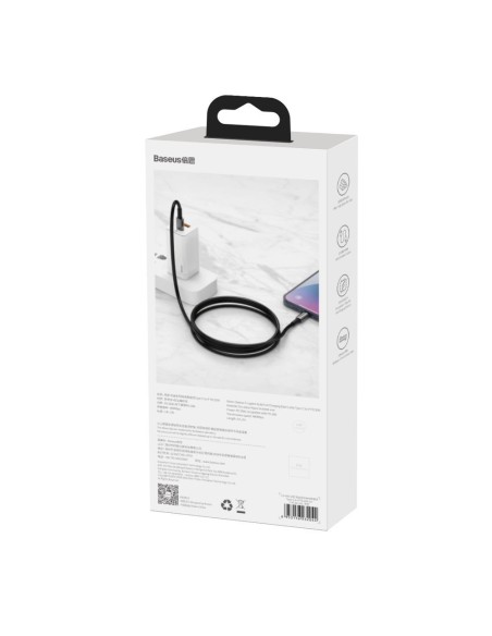 Kabelis iPhone USB-C – Žaibiškai greitas įkrovimas 20W 2m – visas juodas
 
Kabelis iPhone USB-C – Žaibiškai greitas įkrovimas 20W 2m – visas juodas