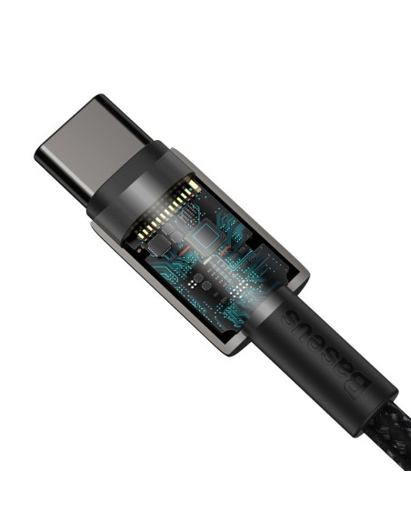 
USB-C – USB-C greito įkrovimo laidas 100W 2m – visas juodas
