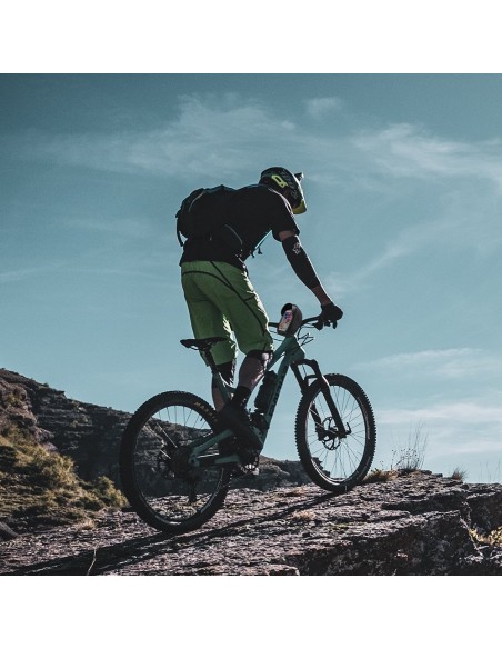 Dviračio vairo krepšys su telefono dėklu 1 l juodas