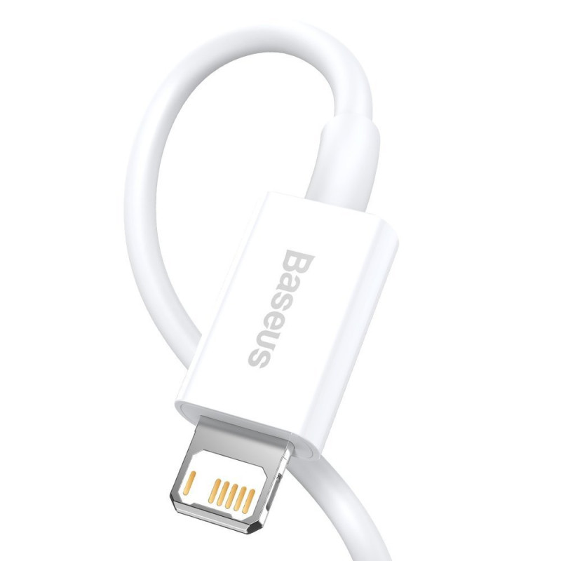 
Puikus iPhone USB laidas - Lightning 1,5 m - baltas
