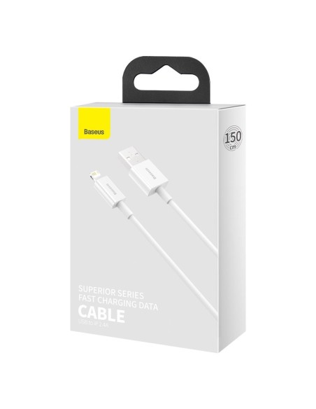 
Puikus iPhone USB laidas - Lightning 1,5 m - baltas
