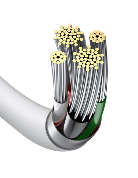 
Puikus iPhone USB laidas - Lightning 1,5 m - baltas
