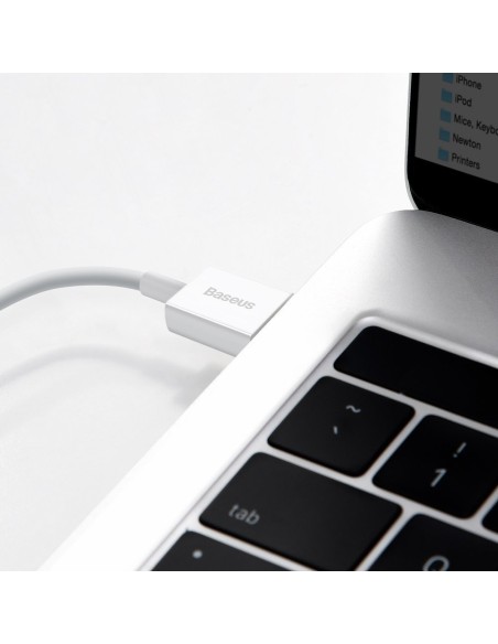 
Puikus iPhone USB laidas - Lightning 1,5 m - baltas
