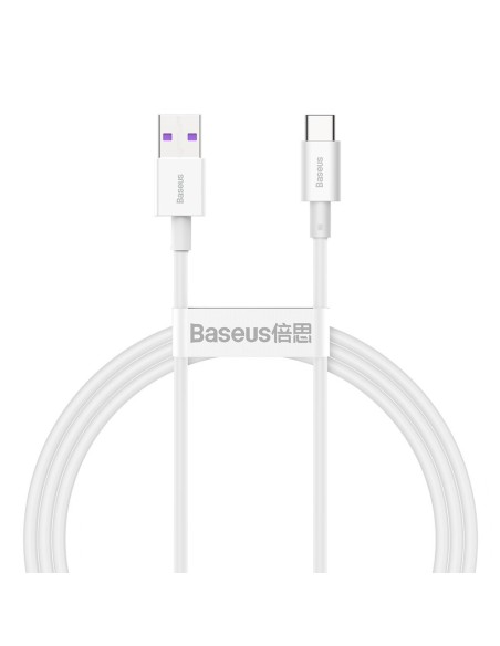 Superior USB – USB-C laidas 66W 6A 1m – baltas
 
Superior USB – USB-C laidas 66W 6A 1m – baltas