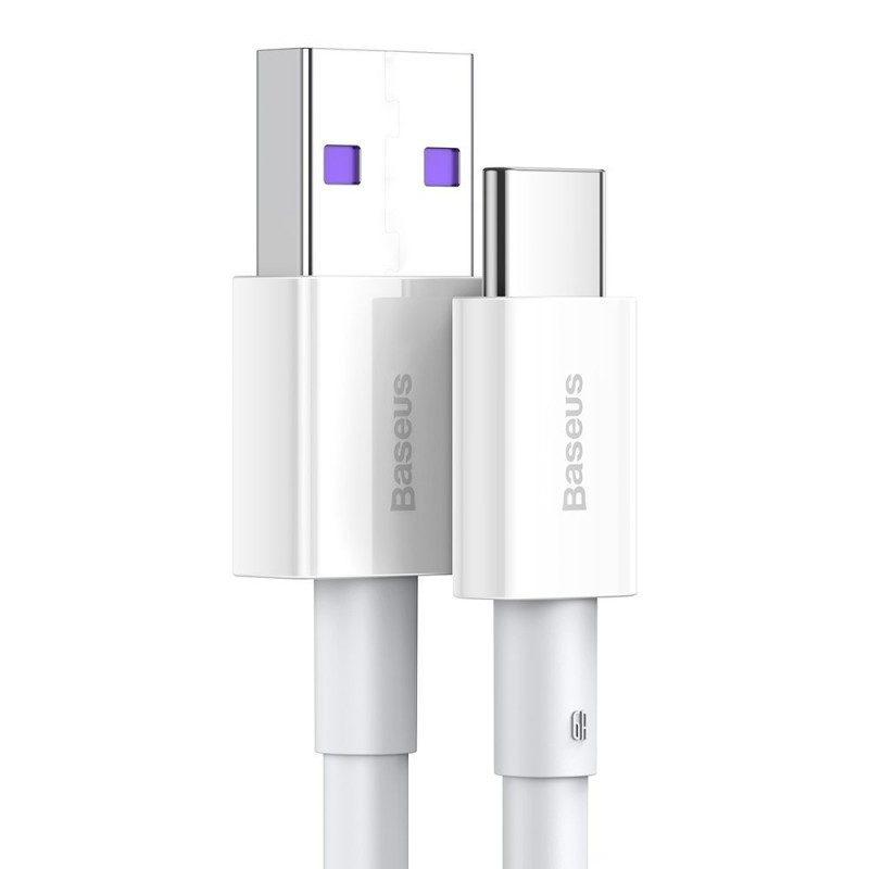 Superior USB – USB-C laidas 66W 6A 1m – baltas