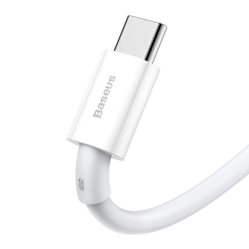 Superior USB – USB-C laidas 66W 6A 1m – baltas