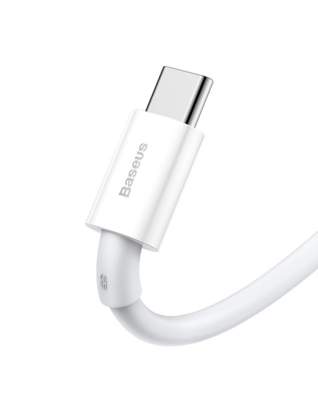 Superior USB – USB-C laidas 66W 6A 1m – baltas
 
Superior USB – USB-C laidas 66W 6A 1m – baltas