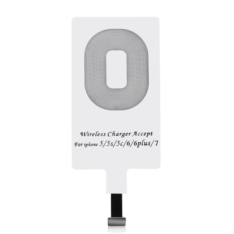 „Qi Lightning“ belaidžio įkrovimo adapterio indukcinis padėklas baltas „Qi Lightning“ belaidžio įkrovimo adapterio indukcinis padėklas baltas