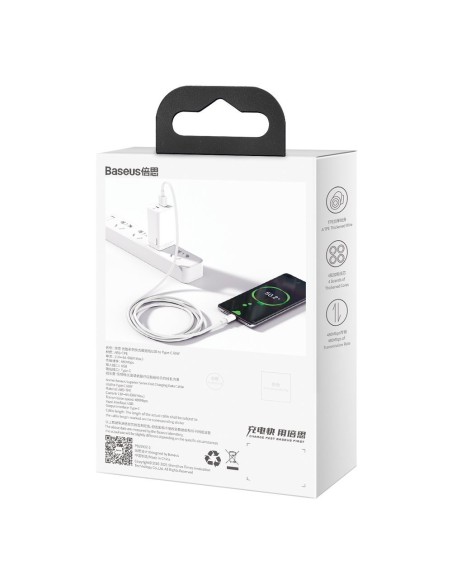Superior USB – USB-C laidas 66W 6A 1m – baltas
 
Superior USB – USB-C laidas 66W 6A 1m – baltas