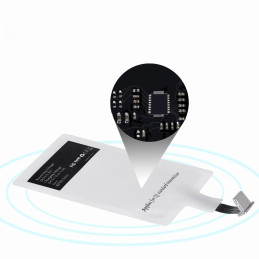„Qi Lightning“ belaidžio įkrovimo adapterio indukcinis padėklas baltas