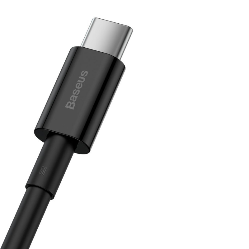 Puikus Huawei USB laidas – USB-C 11V / 6A SuperCharge 1m – juodas