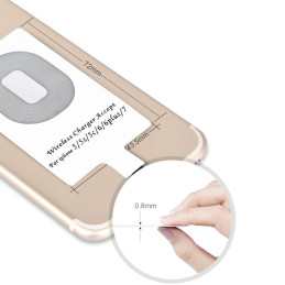 „Qi Lightning“ belaidžio įkrovimo adapterio indukcinis padėklas baltas