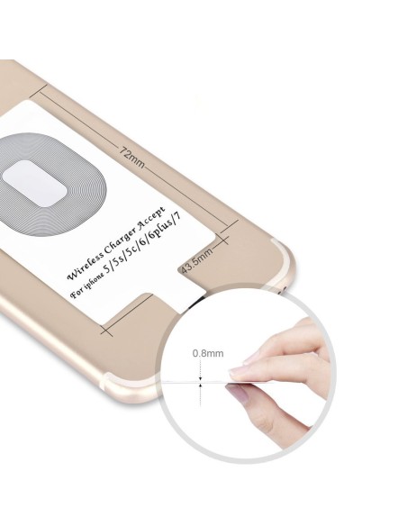 „Qi Lightning“ belaidžio įkrovimo adapterio indukcinis padėklas baltas