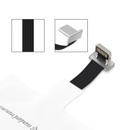 „Qi Lightning“ belaidžio įkrovimo adapterio indukcinis padėklas baltas