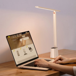 
Smart Eye belaidė LED stalinė naktinė lempa 2200mAh - balta
