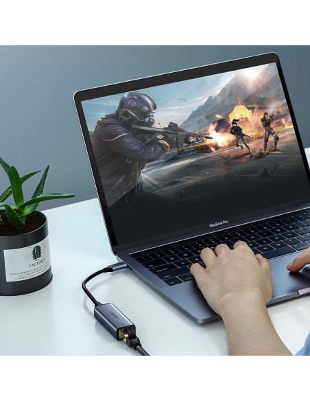 Išorinė RJ45 LAN tinklo plokštė – USB-C 1 Gigabit Ethernet – pilka
 
Išorinė RJ45 LAN tinklo plokštė – USB-C 1 Gigabit Ethernet – pilka